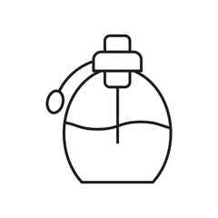 Parfum icon simple black line style.
