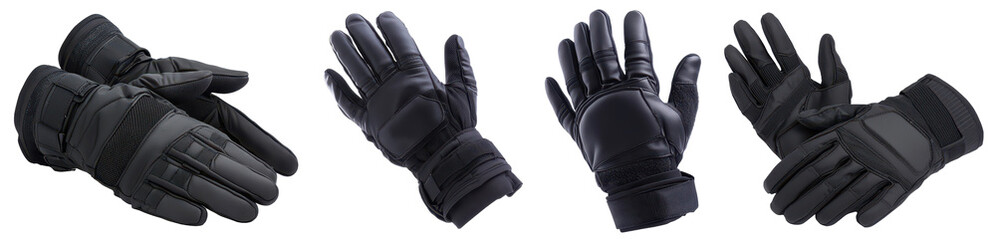 Explore the versatility of a pair of black tactical gloves for any adventure