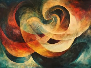 a captivating abstract background filled with swirling colors and patterns, evoking emotions and interpretations that invite the viewer to explore the depths of creativity