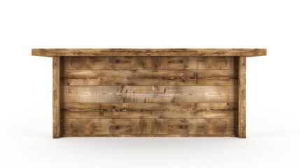 Rustic Wooden Bar Counter Design - Interior Design Inspiration