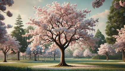 Cherry blossom flower