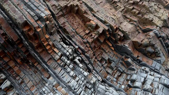 Interesting colors on the rock layers
