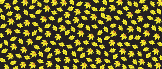 Mid autumn colorful tree leaves background