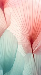 Palm leaves abstract pattern flower.