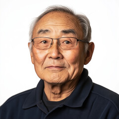 Obraz premium Asian Senior Isolated