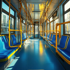 Fototapeta premium City Bus Isolated