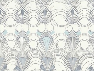 Abstract Art with a Geometric Pattern