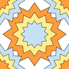 Sunshine Burst Mandala