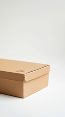 Fototapeta premium Eco-friendly cardboard food delivery box for sustainable packaging design