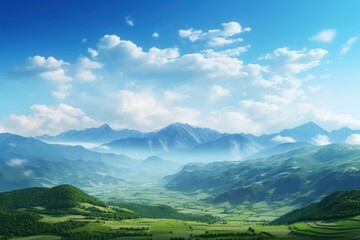 Fototapeta premium Hills landscape nature backgrounds.