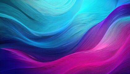 Vibrant Fluid Wave Patterns in Gradient Shades of Blue and Pink. Ideal for Backgrounds, Abstract Art Concepts, and Modern Digital Design Inspiration