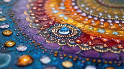 Obraz premium Intricate Mandala Art