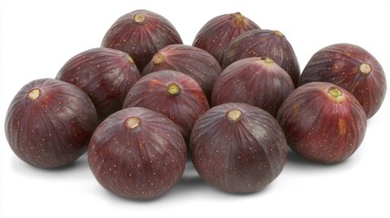 Obraz premium Fresh Ripe Figs Purple Figs Fruit Food Harvest Healthy Eating