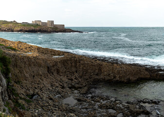 The historical Rumeli Feneri Castle, dating back to the 17th century, 