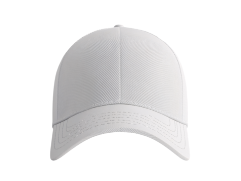 a white baseball cap