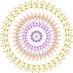 Vector background with flowers