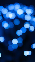 abstract blurred background with bright blue circles