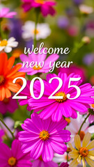 bouquet flowers welcomes 2025