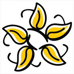 Trinitaria vector art illustration icon logo