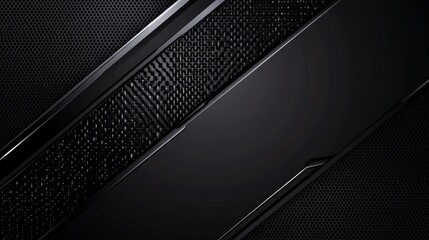 A sleek, modern black background with textured elements, ideal for digital designs or presentations.