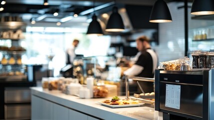 Modern Cafe Counter