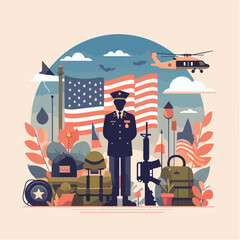 veterans day illustration
