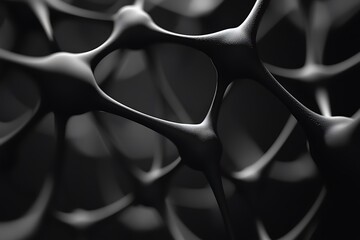 Linking entities. Monotone. Networking, social media, SNS, internet communication abstract
