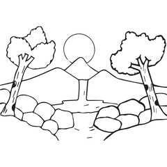 Background Drawing vector design 