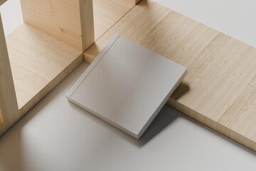 Square Magazine Mockup