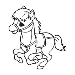Horse Animal Drawing vector