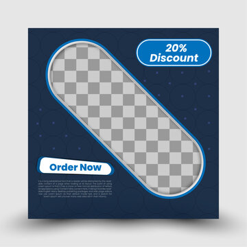 Creative social media poster or post design