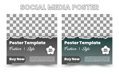 Minimalist social media post design or business poster