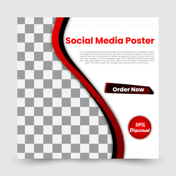 Business post design template for social media