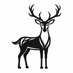 silhouette of a deer