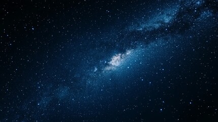 Fototapeta premium A stunning view of a galaxy filled with star, stars, showcasing the beauty of the universe.