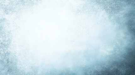 The tranquil winter landscape showcases a delicate blend of soft blue and white tones, capturing the peacefulness of snowflakes gently falling in a chilly afternoon atmosphere