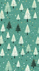 Fototapeta premium Christmas wallpaper backgrounds green.