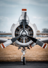 propeller of an historical fighter plane