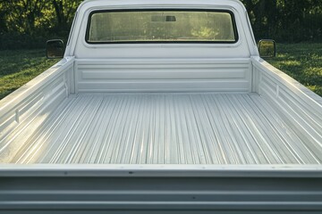 Obraz premium light vehicle traveling on paved street