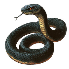 Obraz premium Snake, Serpent, Cobra, Illustration