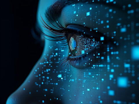 Code QR and eye merge forming an innovative method of secure data transfer through optical scanning technology