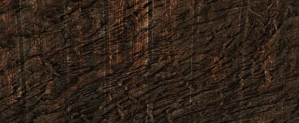 Dark wood background, old black wood texture for background