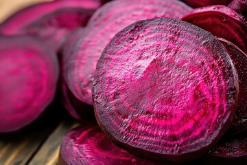 Savor bright dill infused beetroot salad with olives