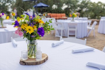 Wedding details at Canyon of the Eagles, Texas