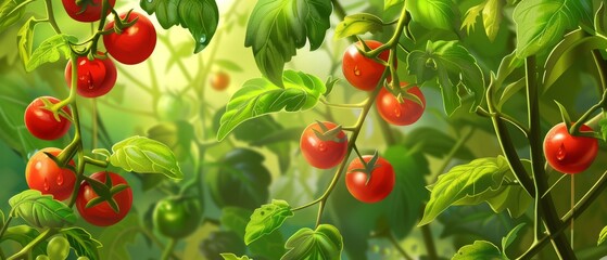 The Delicious Journey of Growing Tomato Cherry: AR 7:3 in Agriculture and Farming