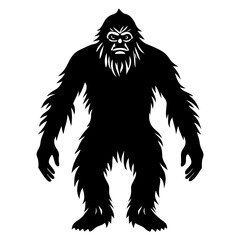 Bigfoot vector silhouette 