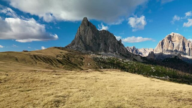 Ra Gusela Reflection - Passo di Giau - Dolomites - Autumn - S&uuml;dttirol