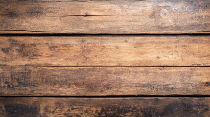 A close-up view of rustic wooden plank, planks, showcasing texture and grain.