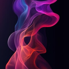 Naklejka premium Abstract Smoke In Dark Background