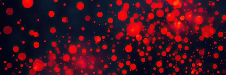 A blazing inferno of circular fragments in various shades of orange and red, floating amidst a dark blue background, warm tones, burning colors